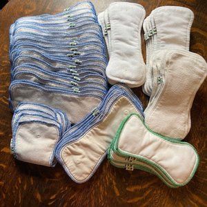 Large lot of Best Bottom cloth diaper inserts